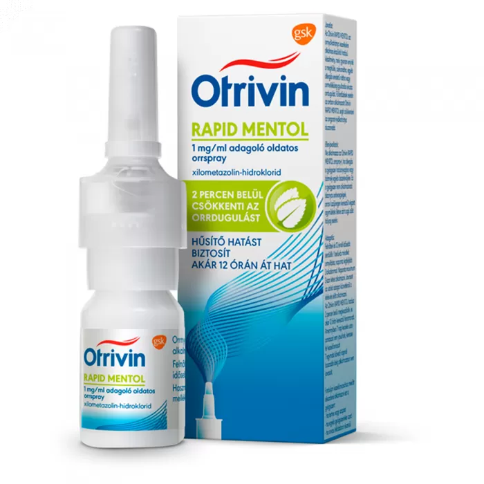 Fodor Gyógyszertár - Otrivin rapid menthol 1mg/ml oldatos orrspray 1x