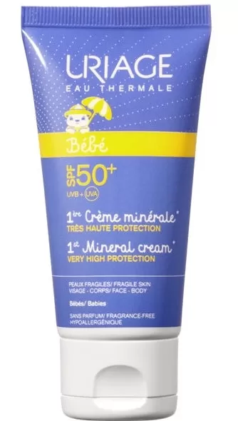 Fodor Gyógyszertár - Uriage baba mineral fényvédő krém spf50+ 50ml