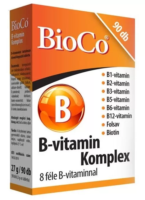 Fodor Gyógyszertár - Bioco b vitamin komplex tabletta 90x