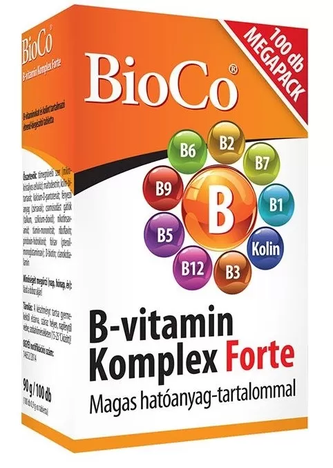 Fodor Gyógyszertár - Bioco b-vitamin komplex forte tabletta 100x
