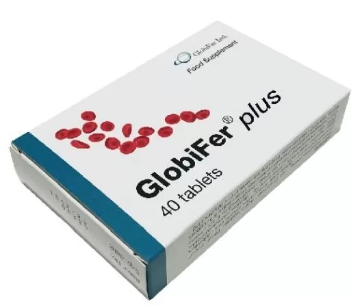 Fodor Gyógyszertár - Globifer plus vas+folsav tartalmú étrendkiegészítő tabletta 40x