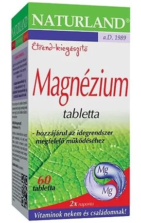Fodor Gyógyszertár - Naturland magnézium tabletta 60db