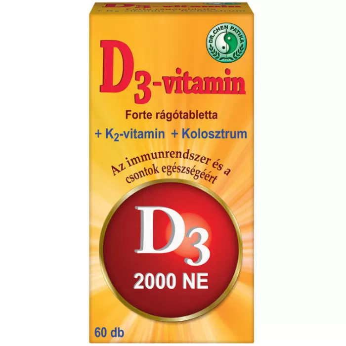 Fodor Gyógyszertár - Dr chen d3-vitamin forte rágótabletta 60x