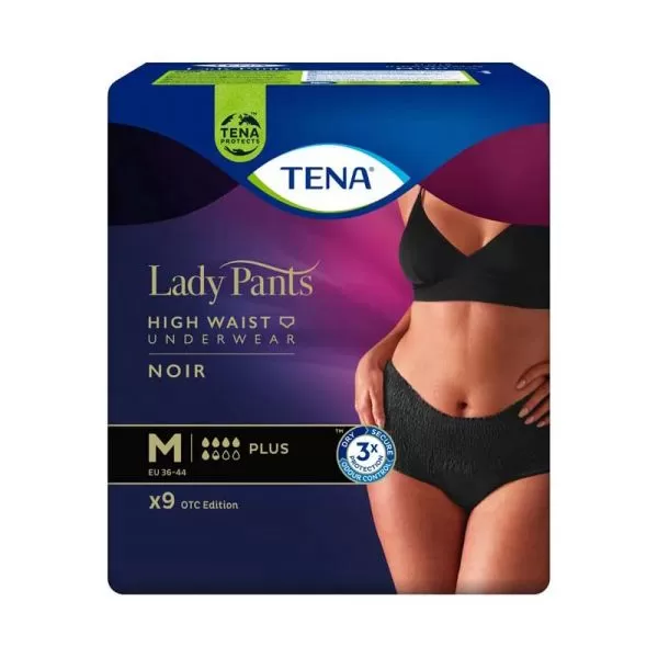 Fodor Gyógyszertár - Tena lady pants plus nadragpelenka fekete m méretben 9x
